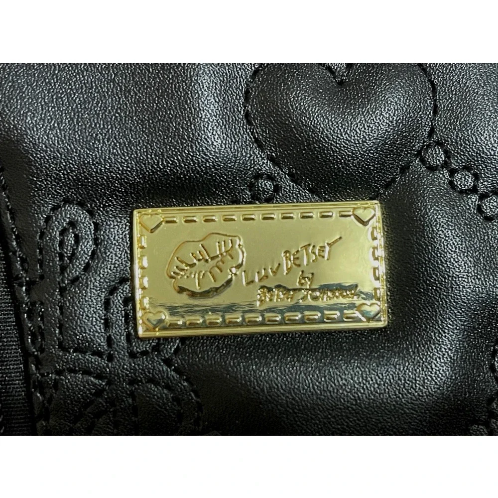 LUV BETSEY‎ BY BETSEY JOHNSON  LBLEELA Mini Sling Backpack Quilted Heart Y2K NWT